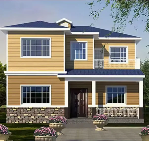 Customizable Sustainable Tiny Home Double Decker Villa with Modern Design Italian Traditional House Style