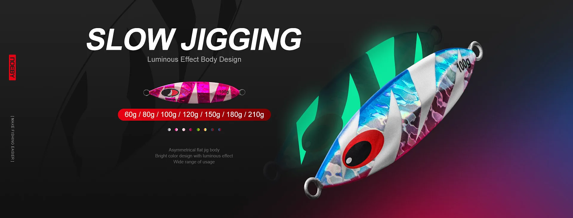 Noeby 115mm 60,5g 150mm 62g 185mm 126,5g Stickbait Sinking Bleistift Angeln Lockt Lange Casting künstliche Köder Meer Angeln Köder – Detail 7