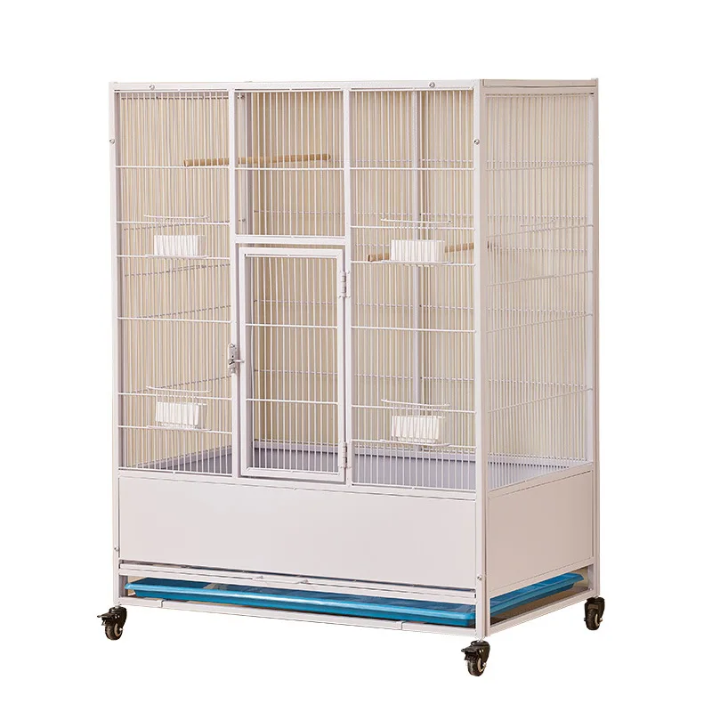 chicken coop Wholesale Customizable Modular Stackable Metal Bird Breeding Cage Heavy Duty with Nest Box for Pigeon Canary Finch