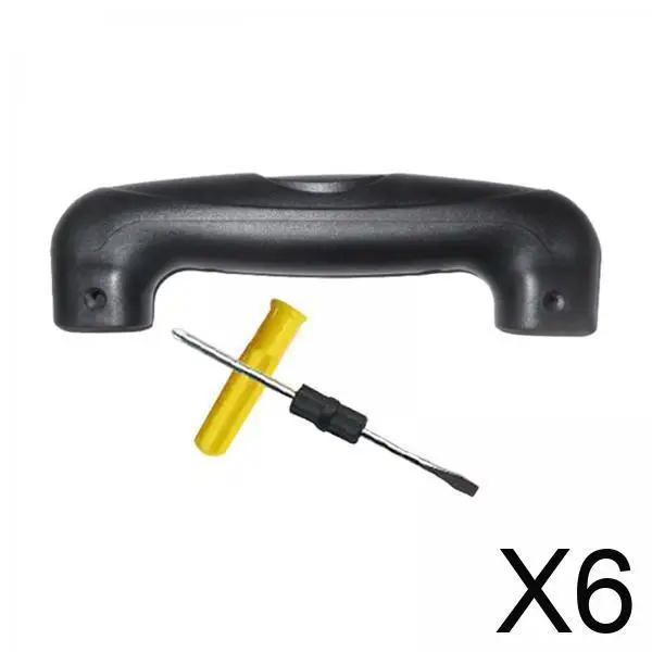 

6x Luggage Handle Strong Durable Portable Parts Repair Wear Resistant with
