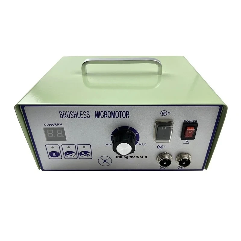 70000 RPM Brushless Dental Micromotor Polishing Unit with Lab Handpiece for Jewellery Engraving Polishing