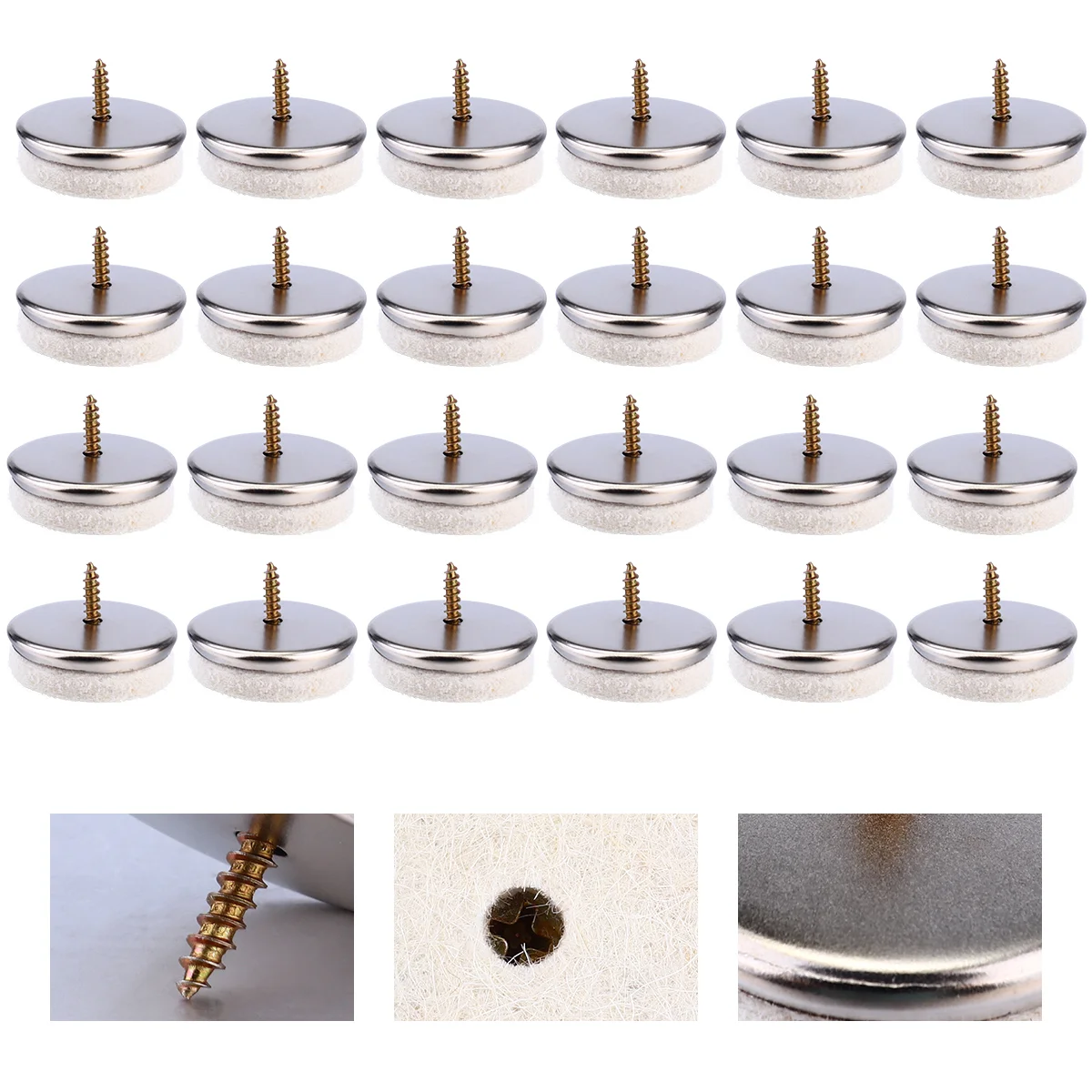 

Table and Chair Mats Furniture Pads Non Skid Nail Glide Tacks Floor Protector Leg Bottom Foot