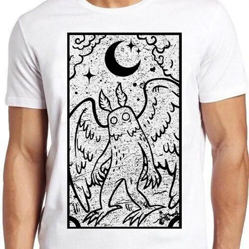 

Mothman Weird Strange Необычная криптозология Cryptid Cool Gift Футболка M808