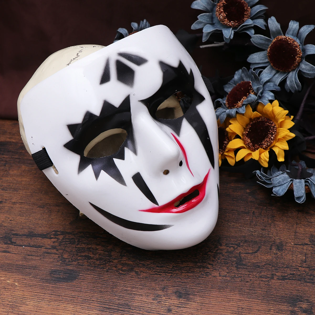 

2Pcs Dead Masks Halloween Adult Costume Cosplay Masquerade Detachable Face Mask For Dancer Party Accessories Mystery