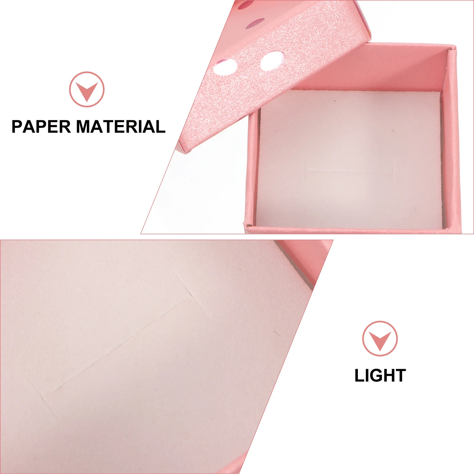 

10Pcs Jewelry Storage Boxes Small Bowknot Gift Box for Rings Necklaces Bracelets Durable Elegant Jewelry Holder Wedding Gift