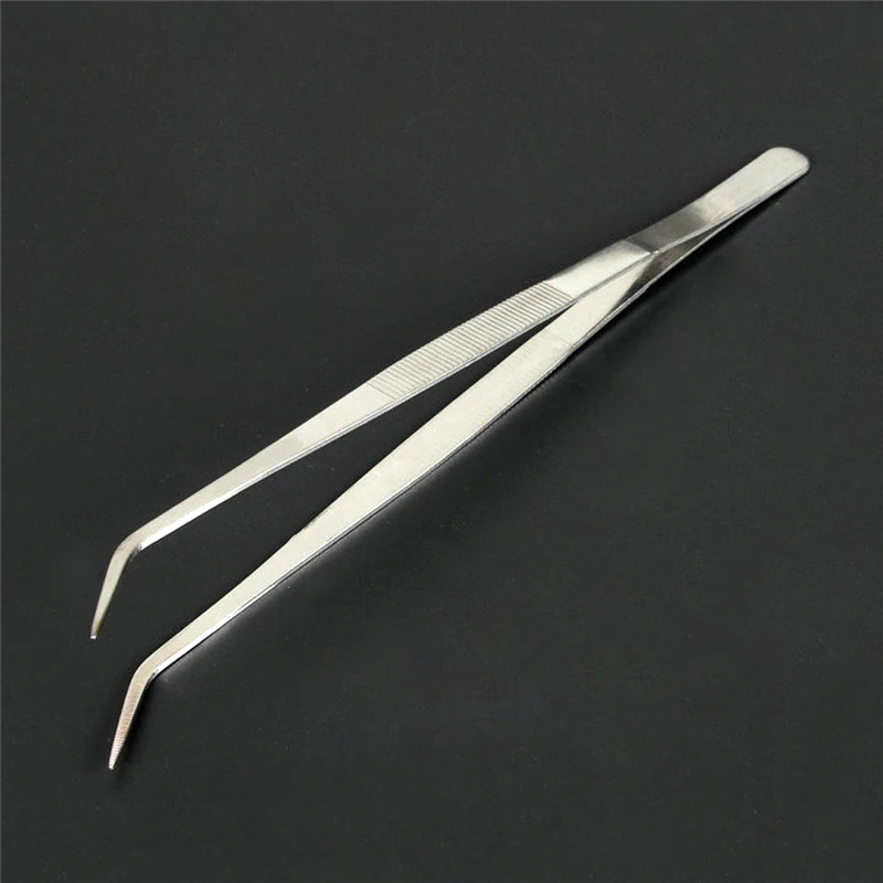 14/16/18/20/25/30cm Kitchen Cooking Medical Tweezer Tong With Comfortable Ridged Handle,for Medical,Kitchen Bar Accessory