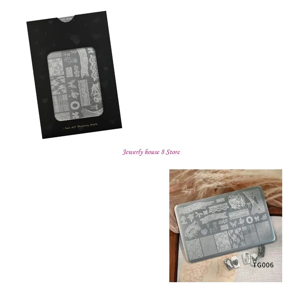 

Professional Stainless Steel Nails Stamping Plate for Creative Designs in Art and Craft Activities