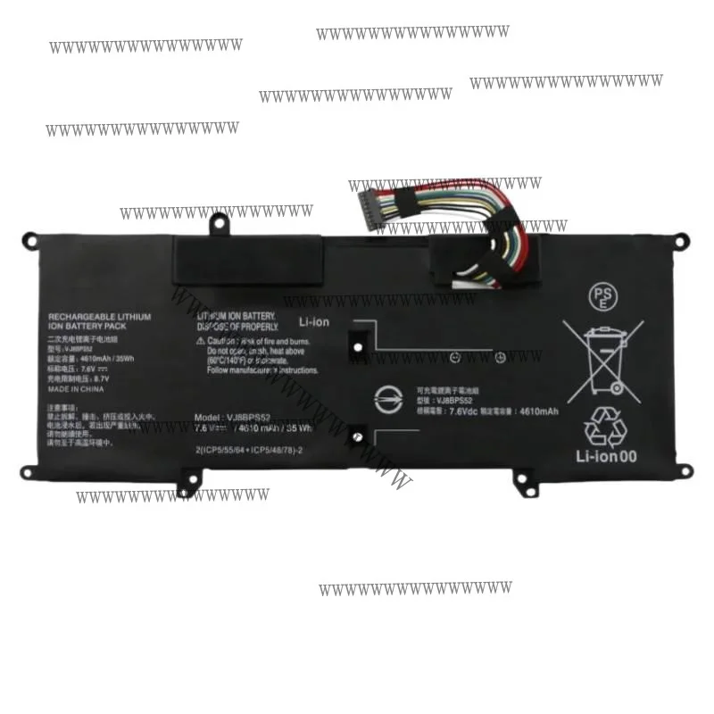Hd 7.6v 35wh nova bateria do portátil vj8bps52 para sony vaio s14 s13 s11 vjs112c0111b vjs112c0311s vjs132c0711b vj