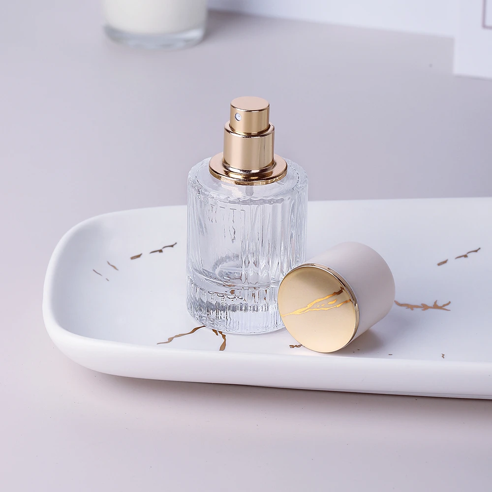 1pcs 30ml 50ml Luxury Crystal Glass Perfume Bottle Vintage Empty Portable Travel Refillable Rechargeable Spray Atomizer Women