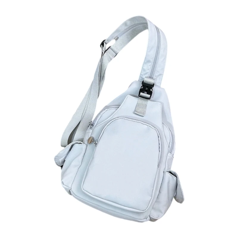 

Crossbody Nylon Quick Access Pockets Adjustable Strap School Backpack