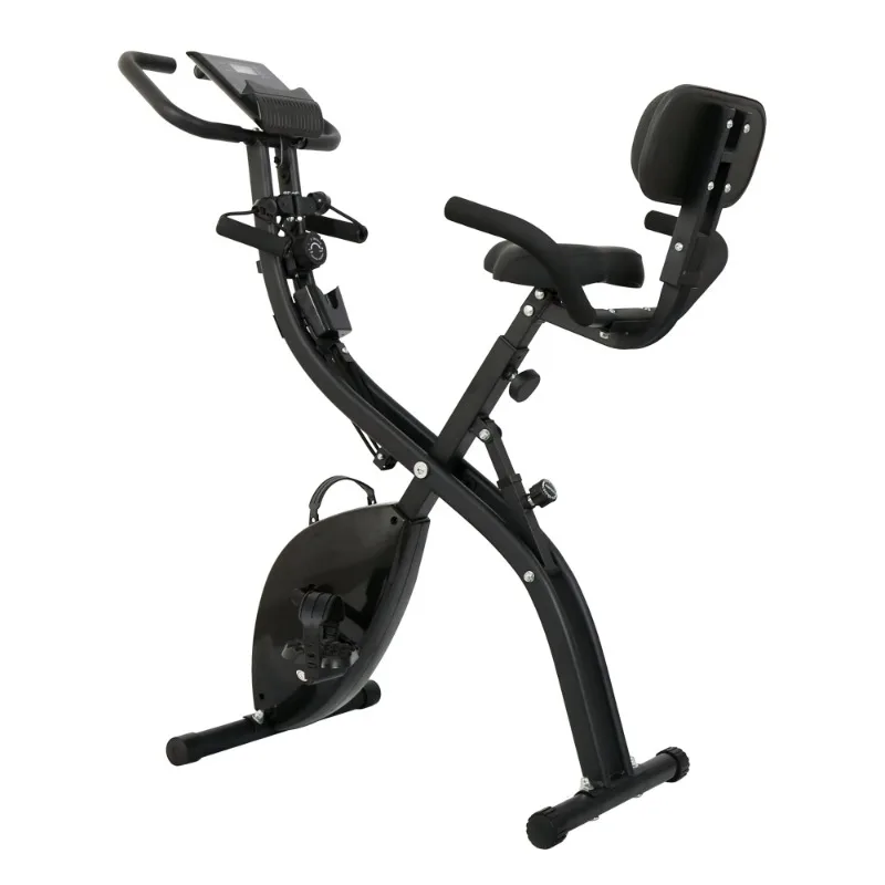 Folding Portable Indoor Exercise Bike Magnetic System Adjustable Resistance Sport Cycling Steel Fitness Equipment