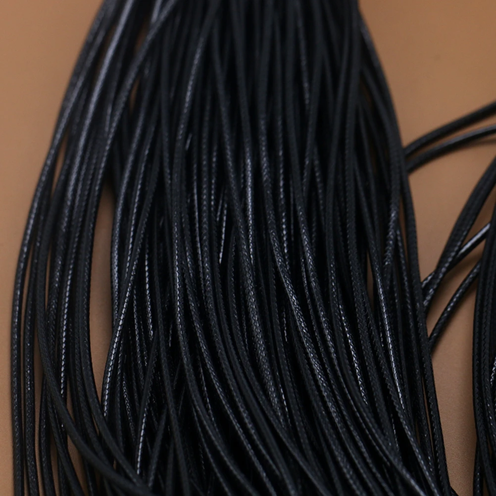 

20pcs Necklace Pendant Lobster Clasp Cord Cords Jewelry Making Chains Wax Rope Clasps for DIY Bracelet Projects