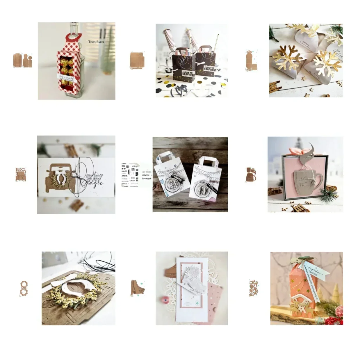 Neue Ankunft Presell Box Stanzformen und Stempel für DIY Scrapbooking/Fotoalbum, dekorative Prägung, DIY-Papierkarten