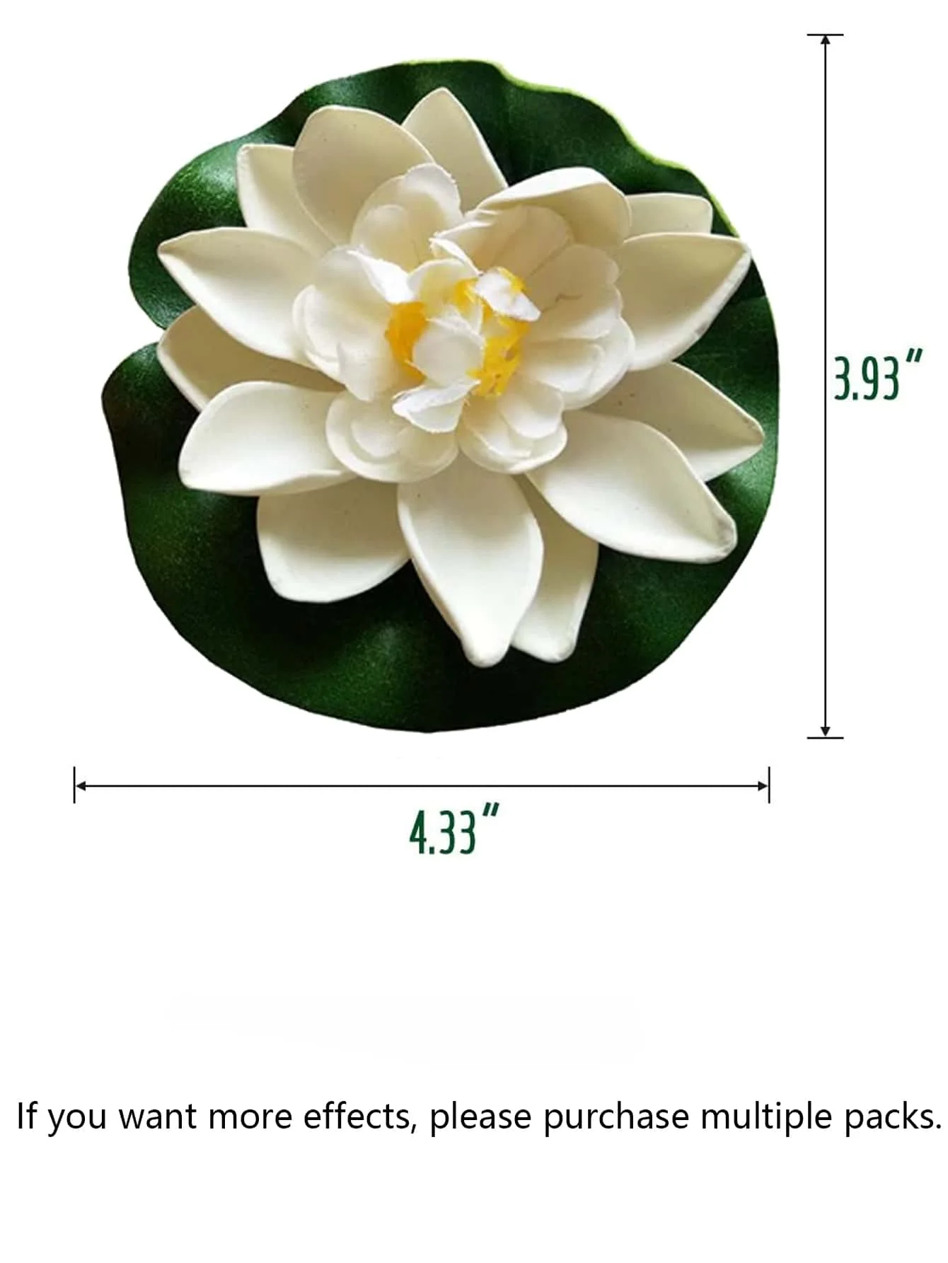  1/5/10pcs Pink Color Water Lily Lotus Artificial Decoration Flower Eva Floating On Water Garden Pond Outdoor Party Decoration