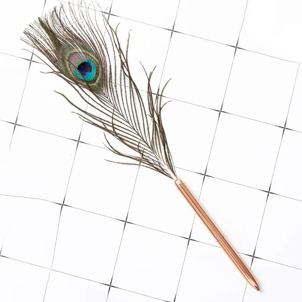 

Creative Writing Smoothly Neutral Gel Pens Quick-Drying Flurry Signature Pen Unique 1mm Feather Ballpoint Pen Stationery