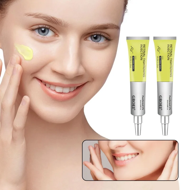 Retinol Eye Serum Cream Anti Wrinkle Reduce Puffiness Dark Circles Hydrating Firming Eye Care for Daily Routine