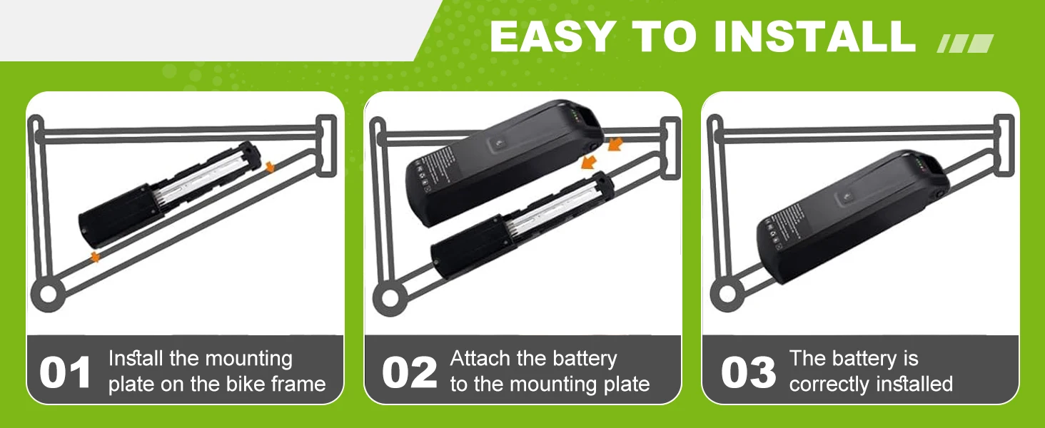 36V 10Ah/15Ah/20AH Hailong Ebike Battery with USB Lithium Li-ion 18650 Motor Bike Conversion Kit Electric Bike Bicycle
