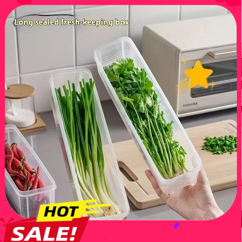 

Refrigerator fresh-keeping storage box, fresh-keeping artifact,Small Food Preservation Boxes,Transparent Sealed Storage Box