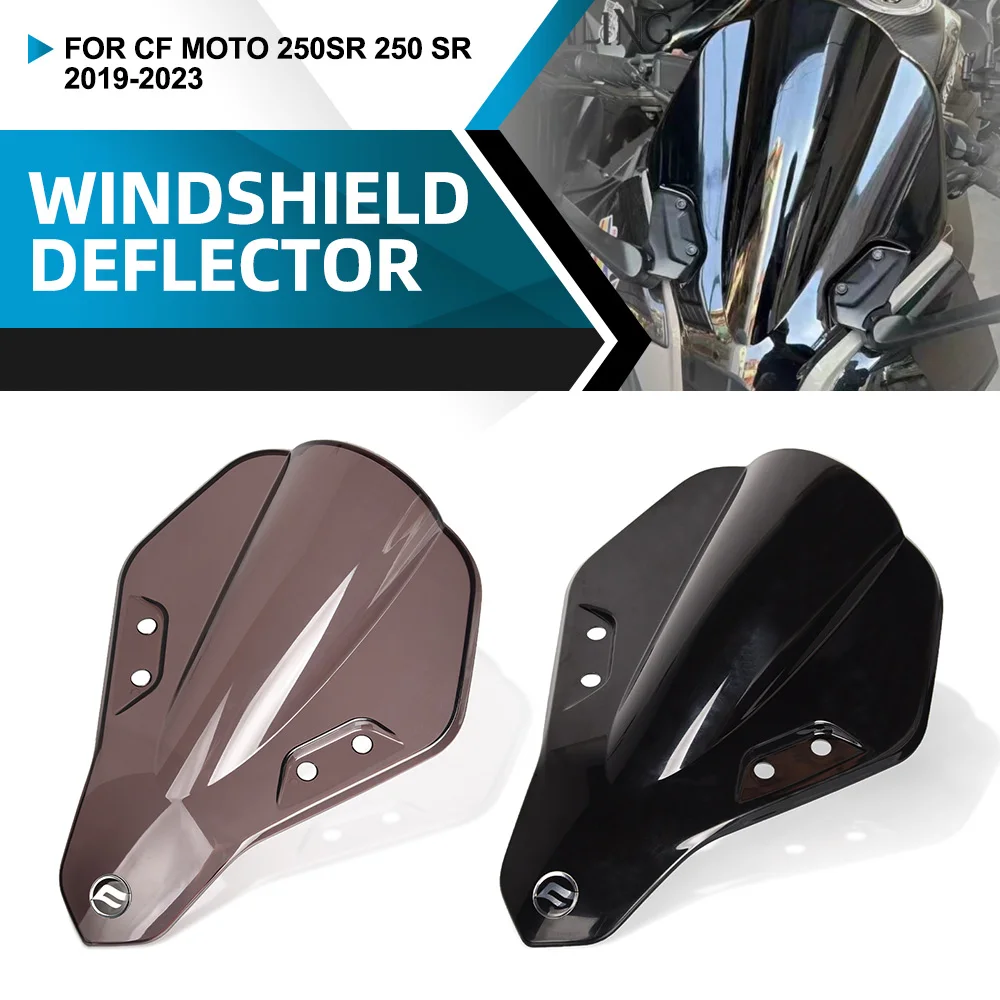 

Motorcycle Double Wind Screen Deflectors Windshield For CF moto 250SR 250 SR 2019 2020 2021 2022 2023 Accessories Windscreen
