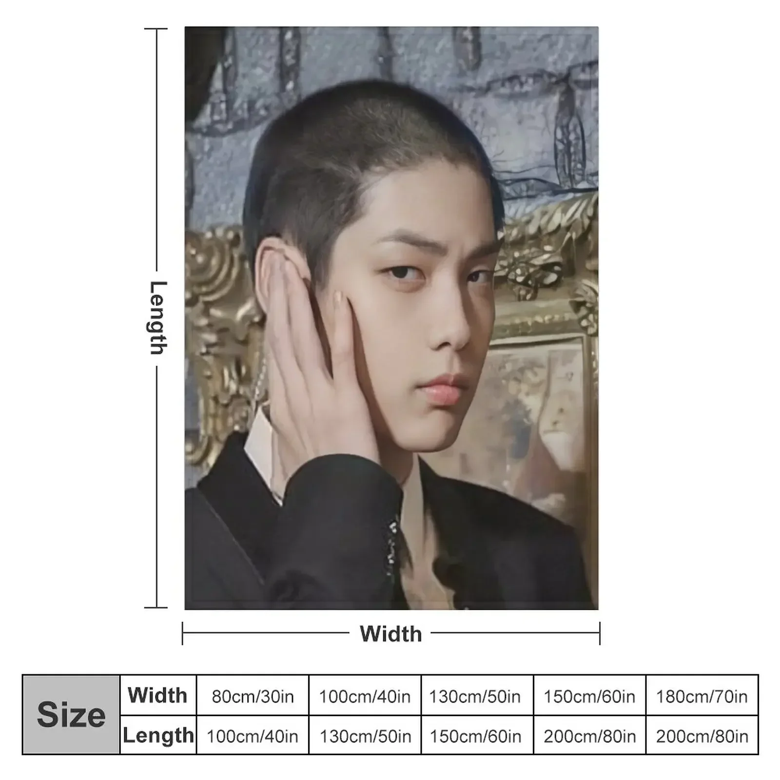 Soobin meme txt Throw Blanket manga Luxury Brand Large blankets ands Blankets