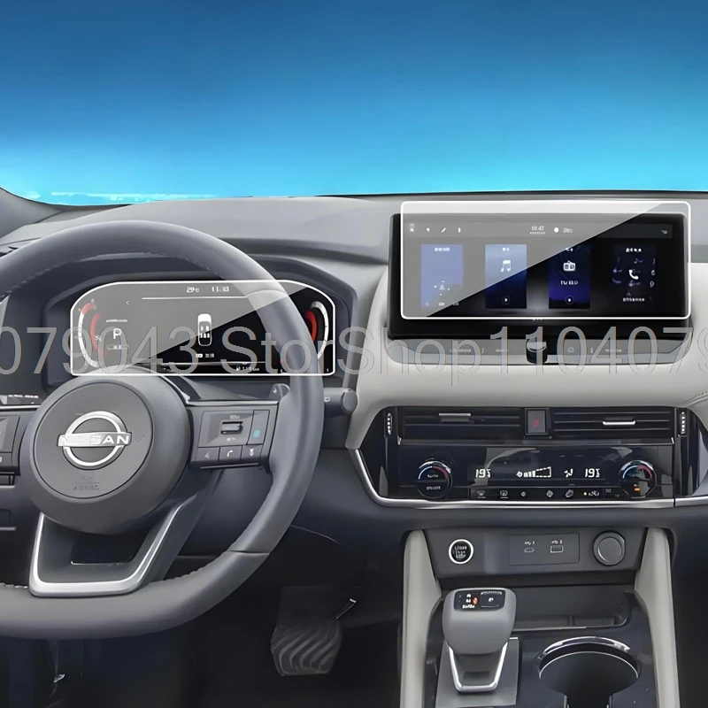 Tempered Glass Screen protector For Nissan Qashqai J12 X-Trail T33 E-POWER 2026-2021 GPS Navigation instrument car Accessories