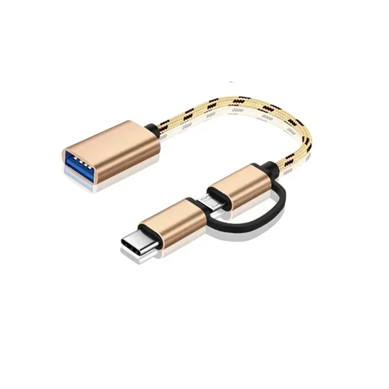 

YP Suitable for Gaming Controllers, Flash Drives, OTG Cables, USB 3.0 OTG Adapters, Type-C Micro USB To USB 3.0 Adapter Cables