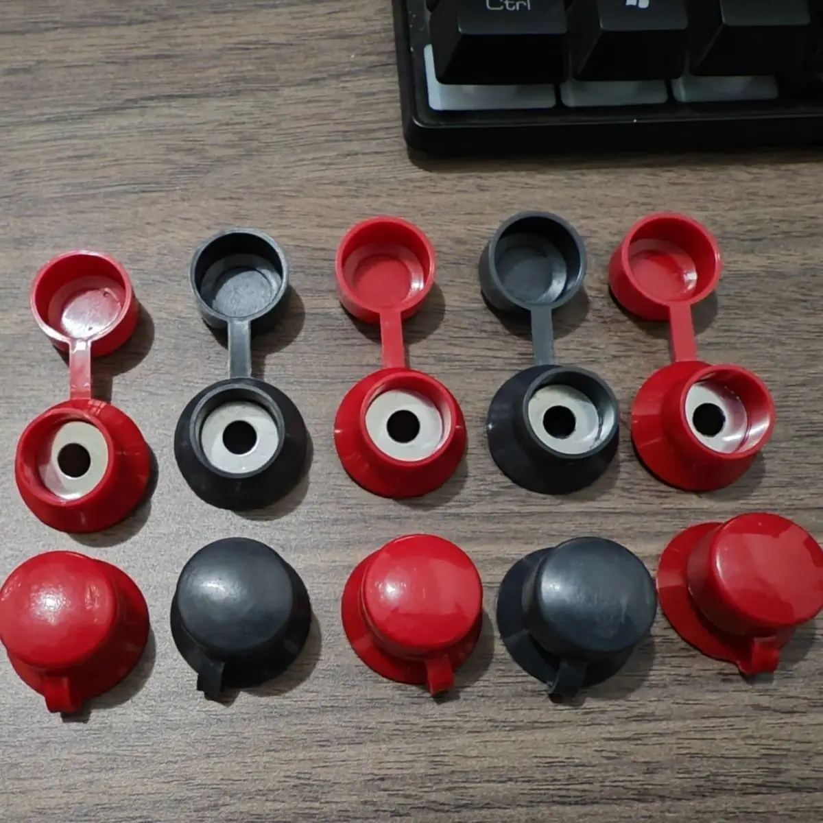 Resin Tile Accessories Waterproof Cap Soft Rubber Waterproof Cap Wine Cup Type Waterproof Cap Outdoor Screw Rust Proof Cap
