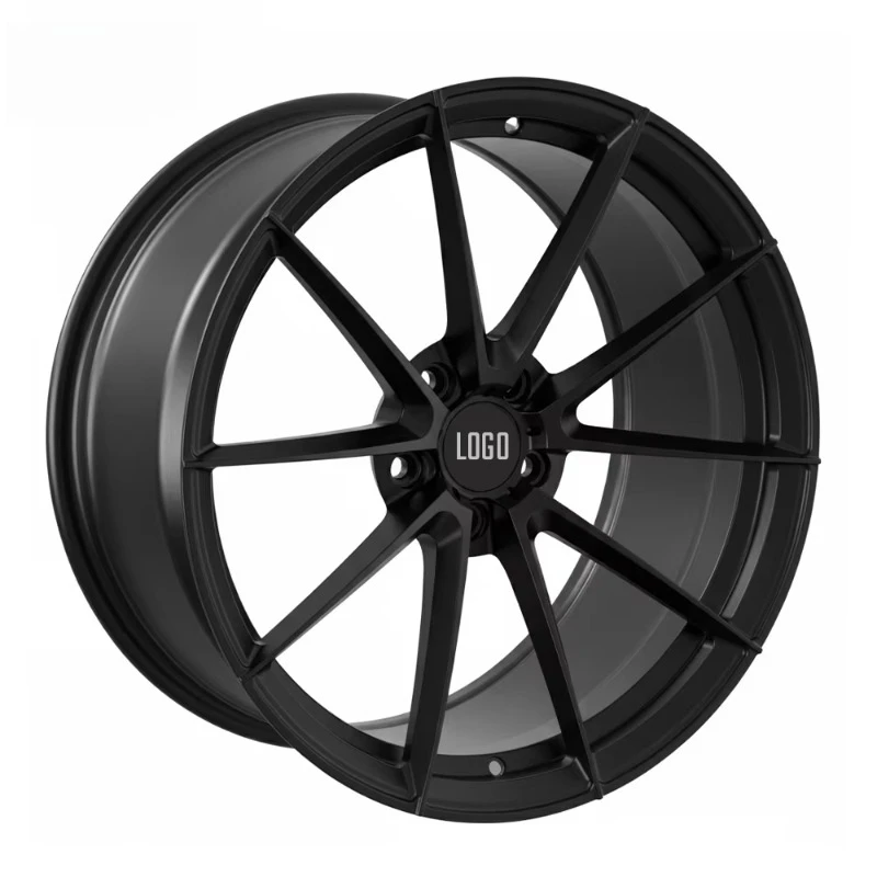 Custom Gloss Black 1-Piece 9J-12J Forged Alloy Wheels For Audi A4 A6 17 18 19 20 22 Inch 5x114.3 5x127 5x130 5x139.7 Alloy Rims