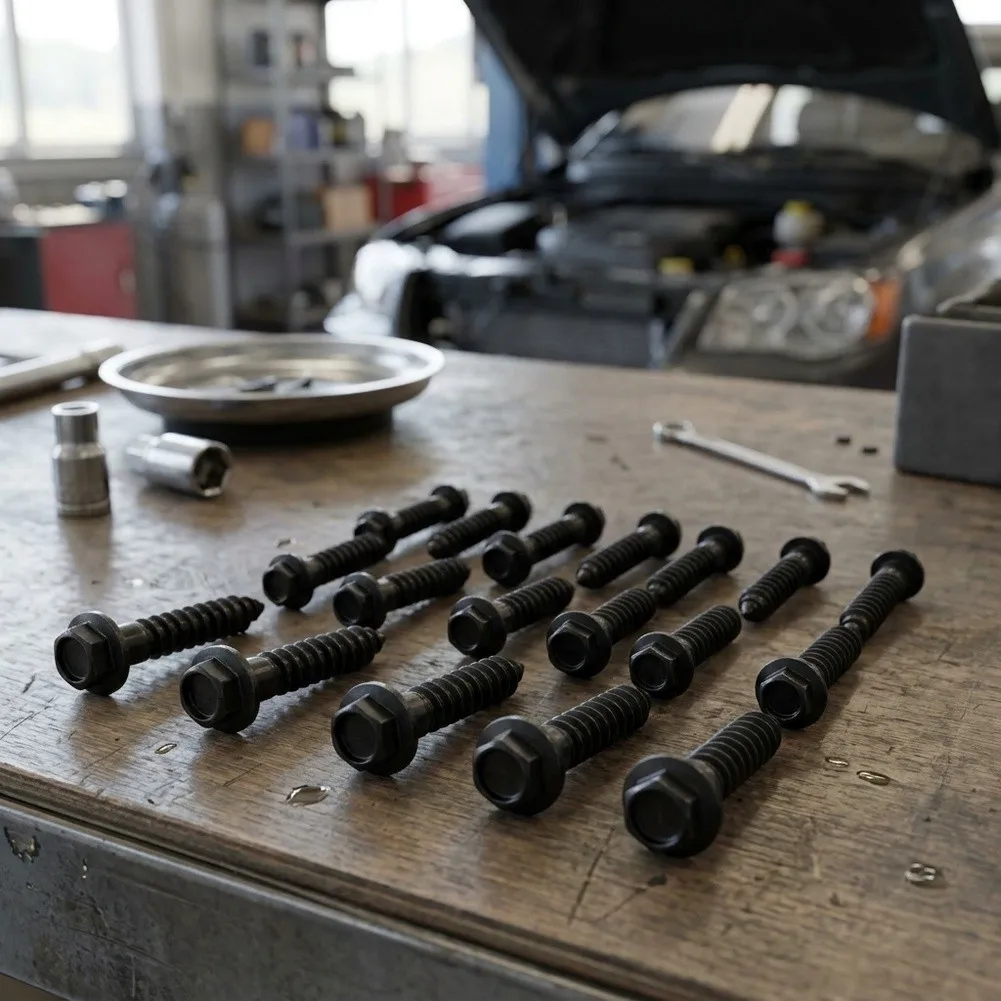 20pcs Carbon Steel Air Filter Box Screws for Chrysler For Jeep For Dodge Vehicles OEM Reference 6509605AA 11549031