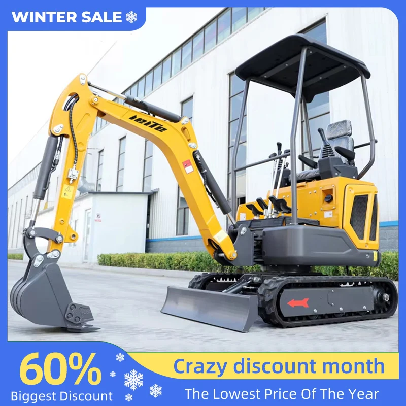 Mini Excavator 1 Ton 2 Ton 3 Ton Factory Price New Crawler Excavator Mini Escavatora 3.5 Ton Mini bagger Customization