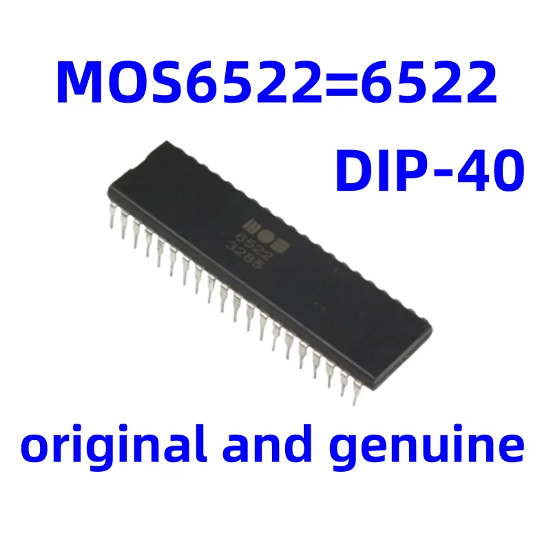 Qixinruite  New original MOS6522=6522 MOS6502=6502 DIP-40 integrated circuit chip IC