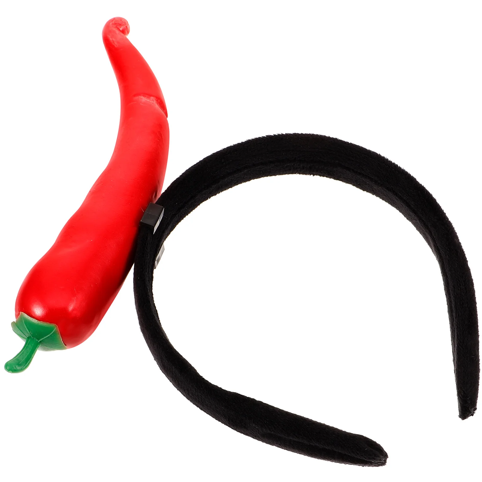 

Women Headband Chili Shape Creative Hair Hoop for Birthday Party Christmas Celebration Fun Face Washing Hair Band Accessory