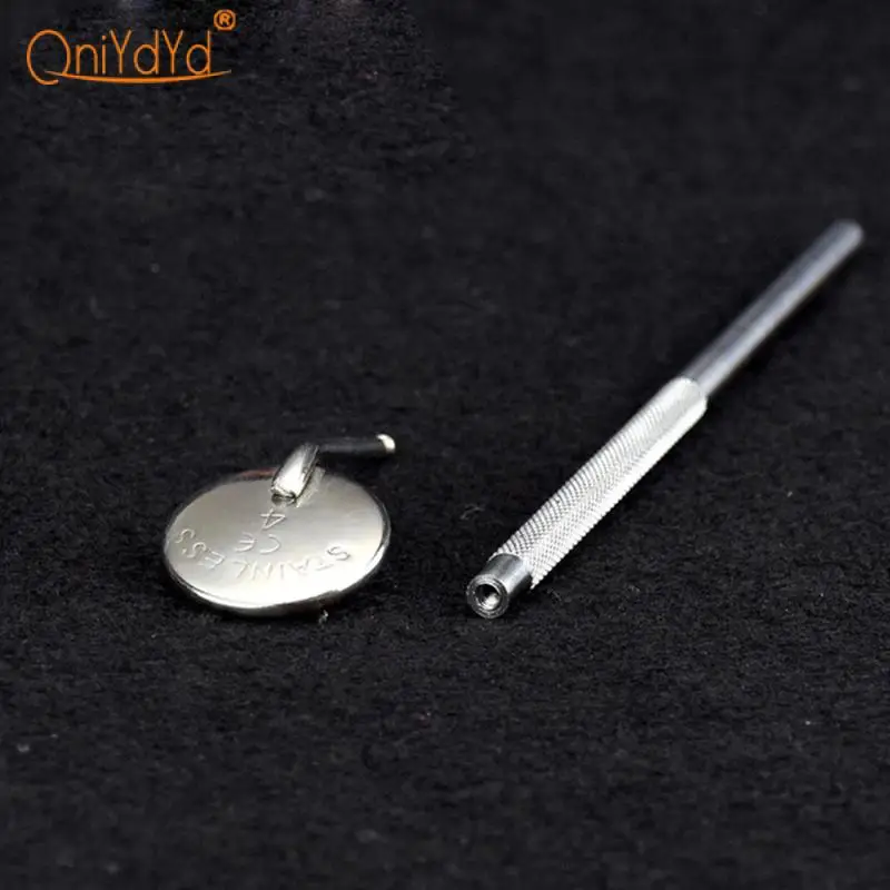 1pc Stainless Steel Dental Oral Mirror Eyelash Extension Teeth Whitening Cleaning Tool Makeup Tool Handle Mirror