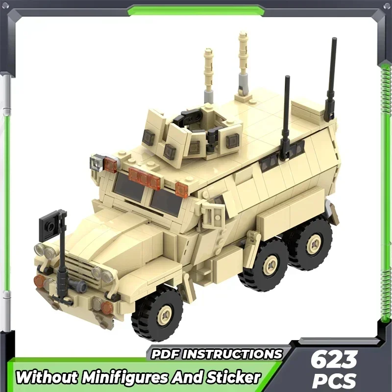 

Moc Building Bricks Military Model Armored Tank Tactical Vehicle Technology Modular Blocks Gift Christmas Toys DIY Sets Assembly