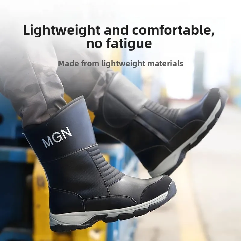 steel-toe-se-work-oes-men's-and-women's-oil-field-oes-welding-comfortable-waterproof-anti-heat-puncture-resi