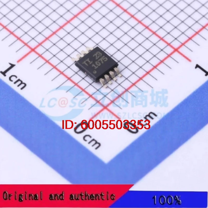 5 pcs  TMP1075DGKR      TMP1075DGKT      TMP1075DGK       VSSOP-8      marking code 1075  100% New&original In Stock 