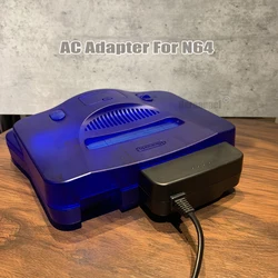For N64 AC Adapter Charger N64 Regulatory Power Adapter Power Supply Cord Charging Charger Power Supply