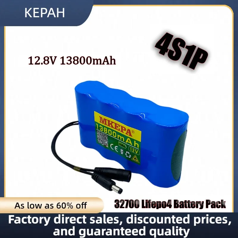 Akumulator 32700 Lifepo4 4 s1p 12.8V 13.8Ah z 4S 40A zrównoważonym BMS dla łódź elektryczna i system ups 12V