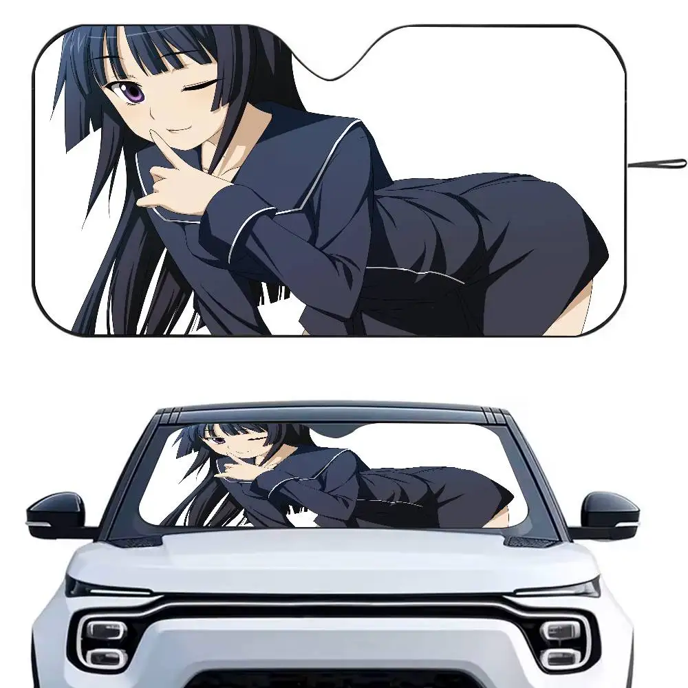 

ANIME Ga-Rei Автомобильный солнцезащитный козырек Зонтик для лобового стекла автомобиля Солнцезащитный козырек с защитой от ультрафиолета и внутренний охладитель