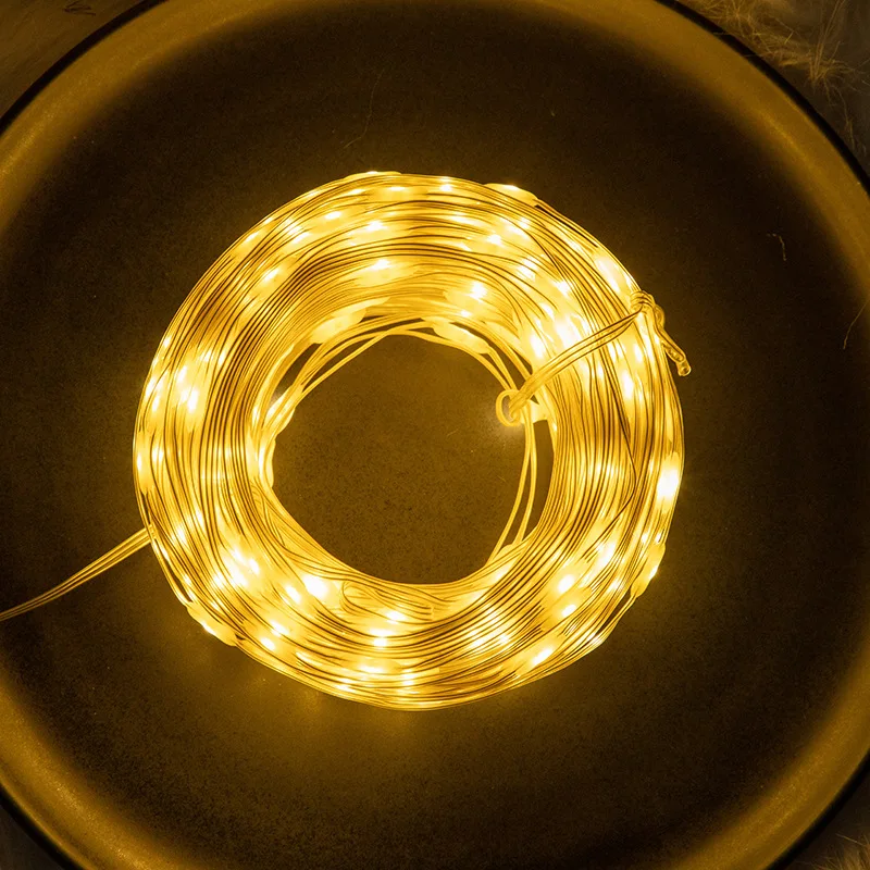 Solar String Fairy Lights 72FT 22m 100LED Rope Tube Waterproof Outdoor Garland Solar Power Lamp Christmas For Garden Decoration