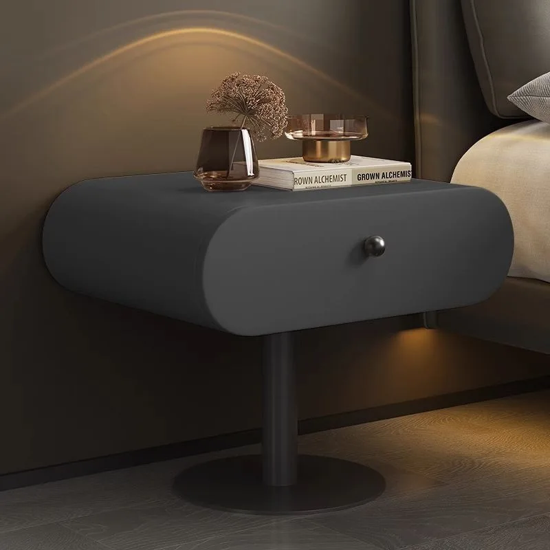 solid wood single-drawer Nightstands creative alternative Nightstands minimalist Bedroom Furniture Auf dem nachttisch YSCTG