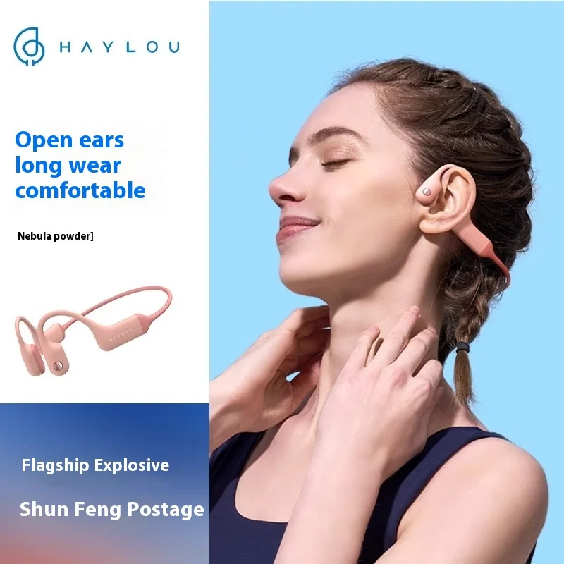 HAYLOU PurFree (BC01) Bone Conduction Headphones Qcc3044 V5.2 Bluetooth Earphones IP67 Waterproof Protect Hearing Sports Headset