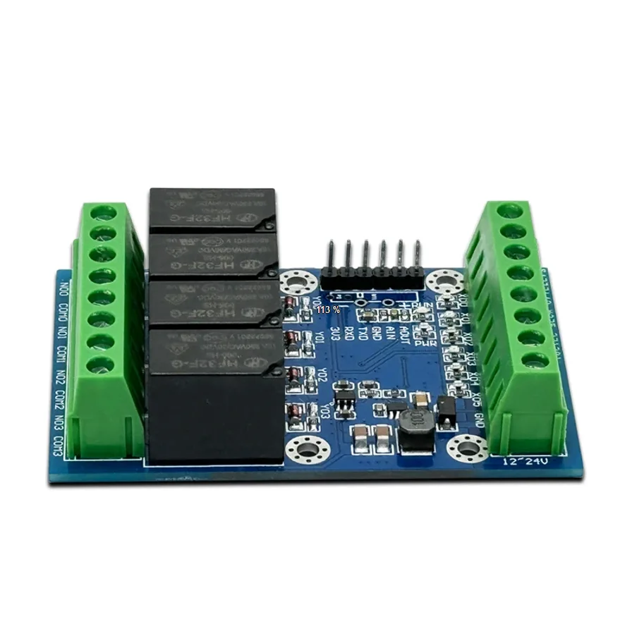 Domestic Simple PLC Industrial Control Board Compatible With Mitsubishi FX3U 6 Channel Input and 4 Channel Relay Output