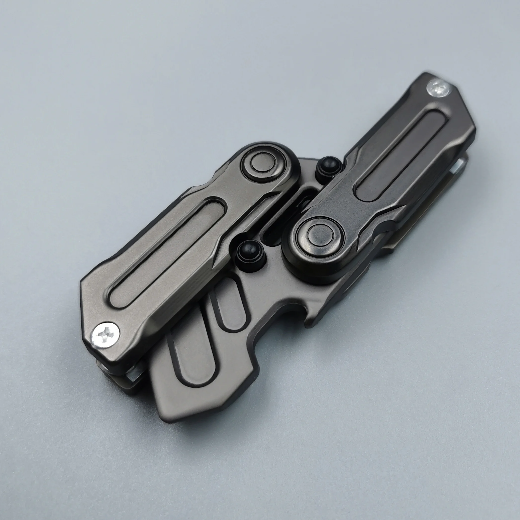 Magnetische Fidget-Münze EDC Erwachsenen-Dekompressionsspielzeug Angst- und Stressabbau Multifunktionaler Crowbar Fidget Slider Spinner Geschenk – Detail 10