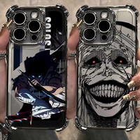 Anime Solos Levelings Plating Phone Case For iPhone 16 15 14 13 12 11 Pro Max X XR XSMax 7 8 6 Plus Anti-Fall Airabag Back Cover