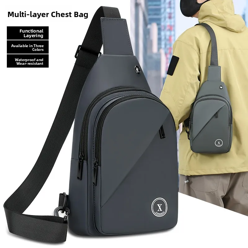 nova-bolsa-transversal-masculina-casual-de-ombro-Unico-mochila-diagonal-pequena-hete-frontal-de-nylon-com-ziper