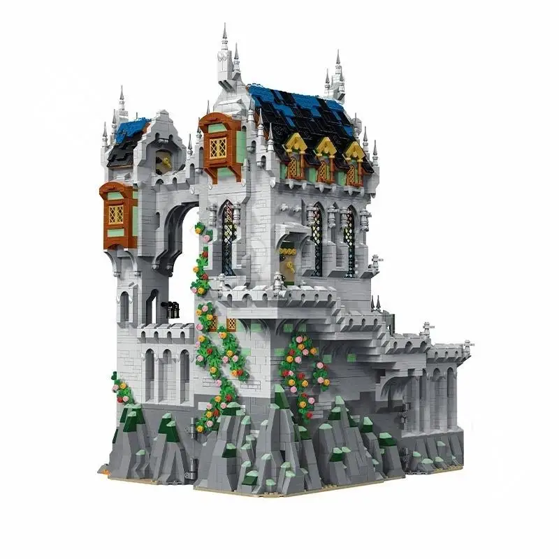 8603PCS Kid Building Blocks Toy MOC Construction Medieval Castle Street View Model Toys for Children Christmas Gift Sets