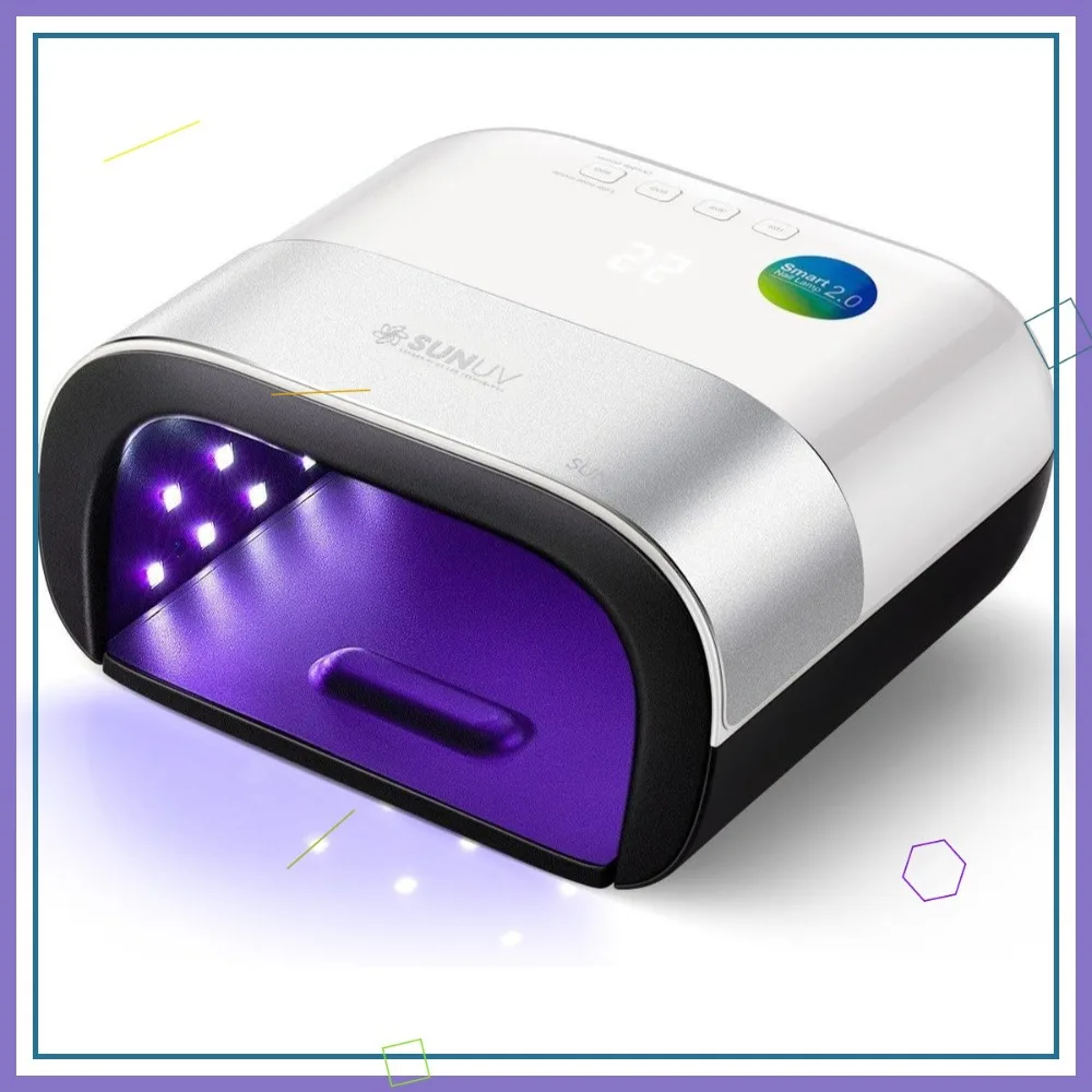 

Профессиональная УФ-светодиодная лампа для ногтей с 4 таймерами и датчиком, 39 светодиодов для сушки гель-лака в салоне или дома, идеальный подарок для женщин