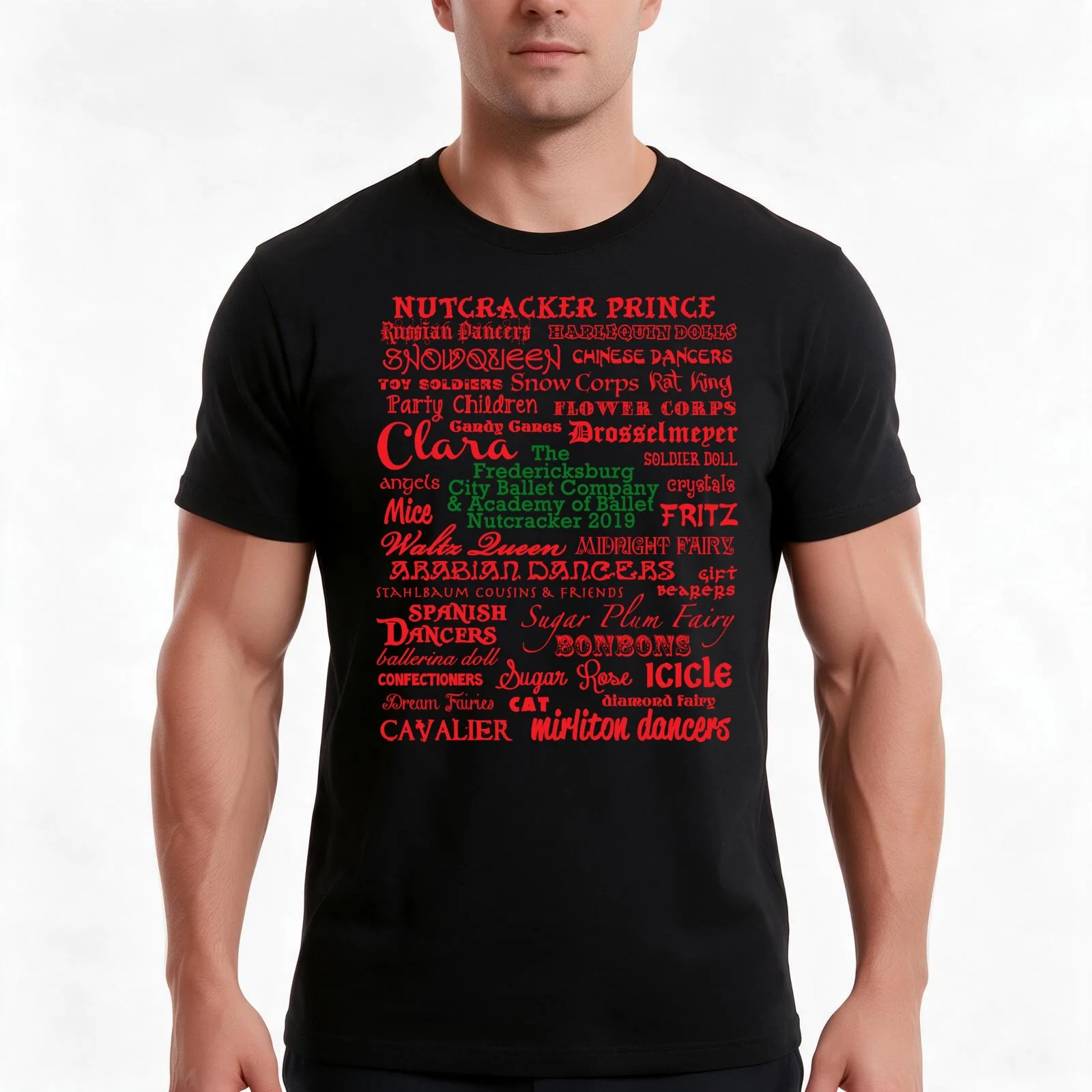 FAOB Nutcracker 2019 T-Shirt Summer Casual Cotton Tee Oversized Streetwear Tops Vintage Graphic Print Loose Fit Short Sleeve