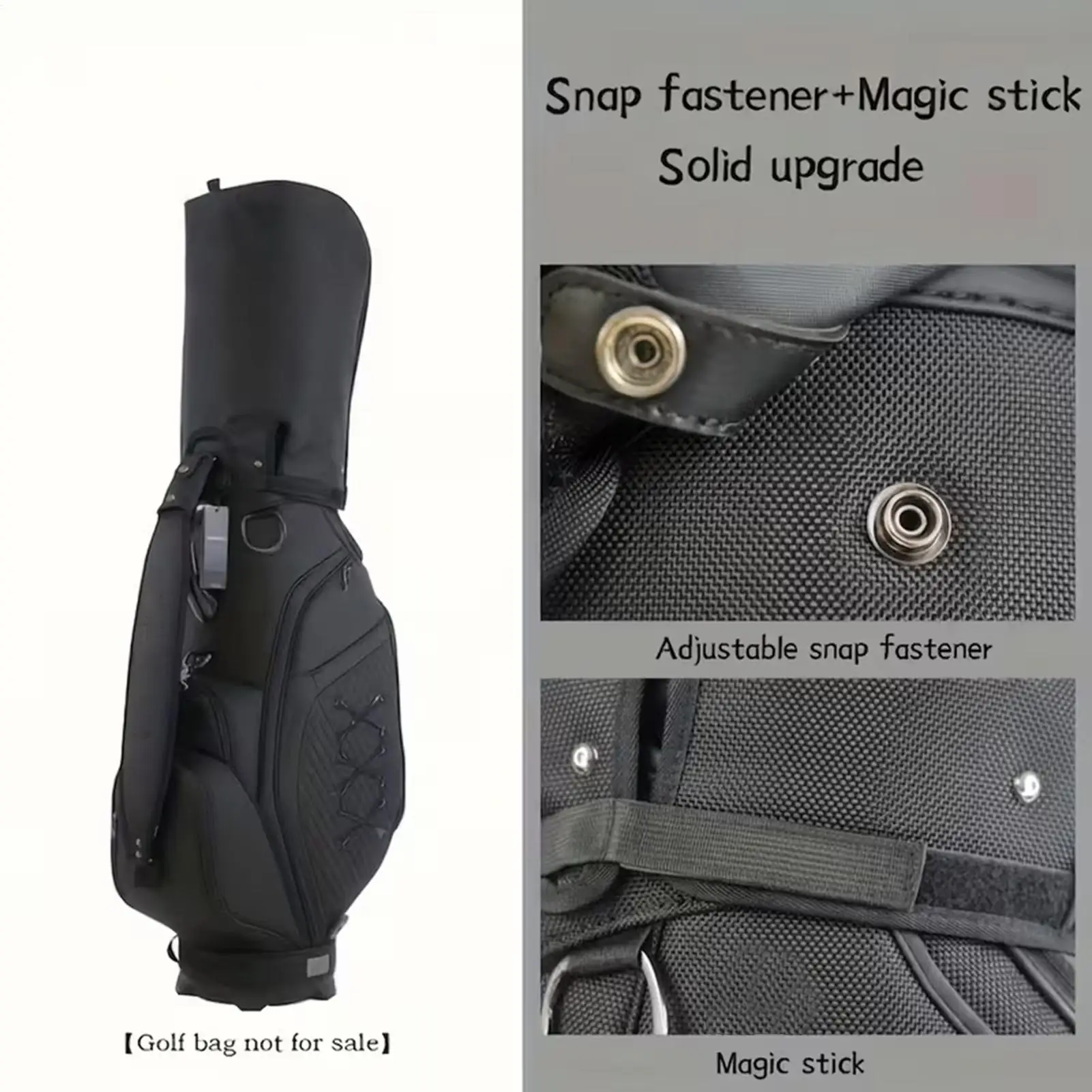 Golf Bag Cover Hood With Zipper Rainproof Protector Golf Bag Covers For Rain For Outdoor Driving Range Travel Beach Men Women